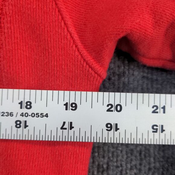 Champion Reverse Weave Mens Pullover Hoodie Sweatshirt Red Small Kangaroo Pocket - Picture 13 of 13